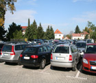 Flughafen-Parkplatz Dresden