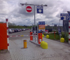 Flughafenparkplatz